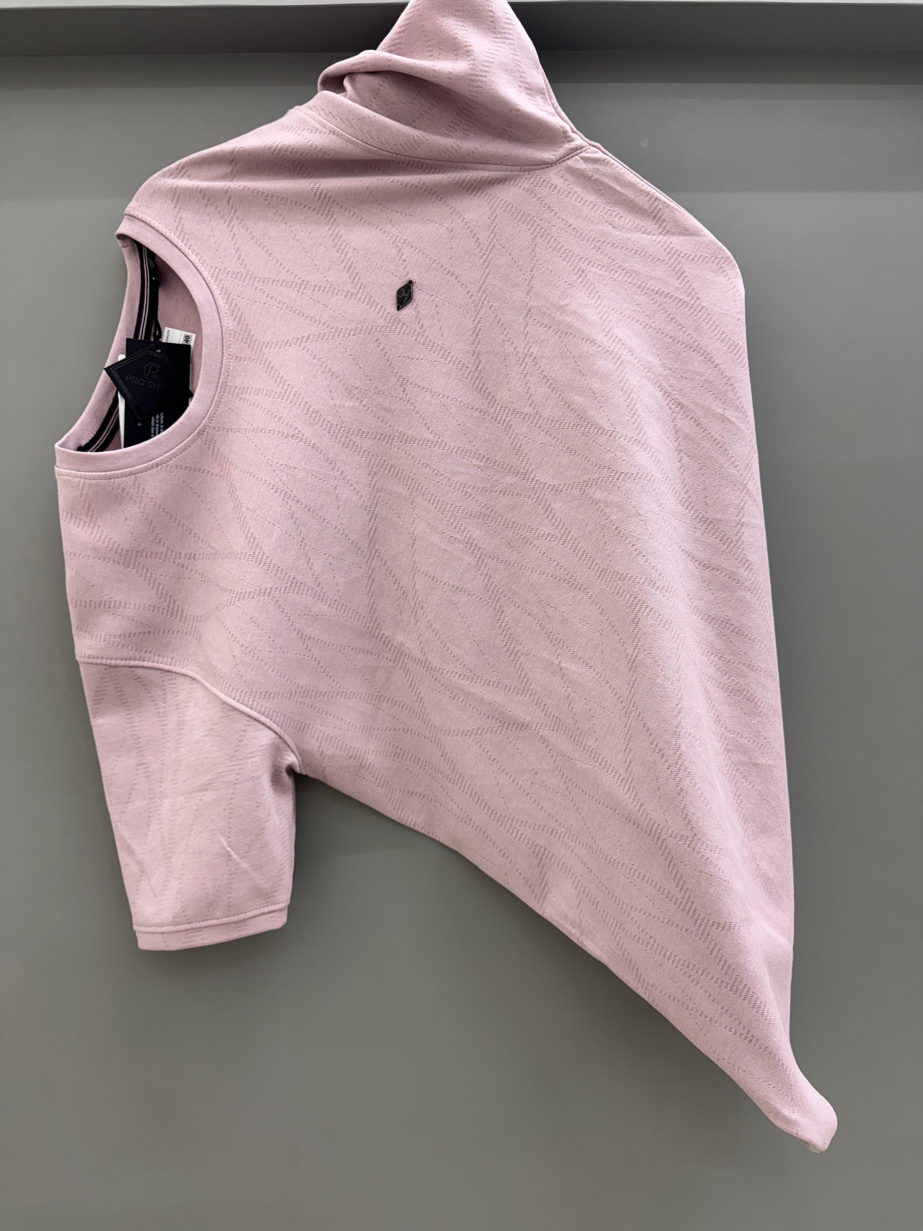 Round Neck light pink  T-shirts