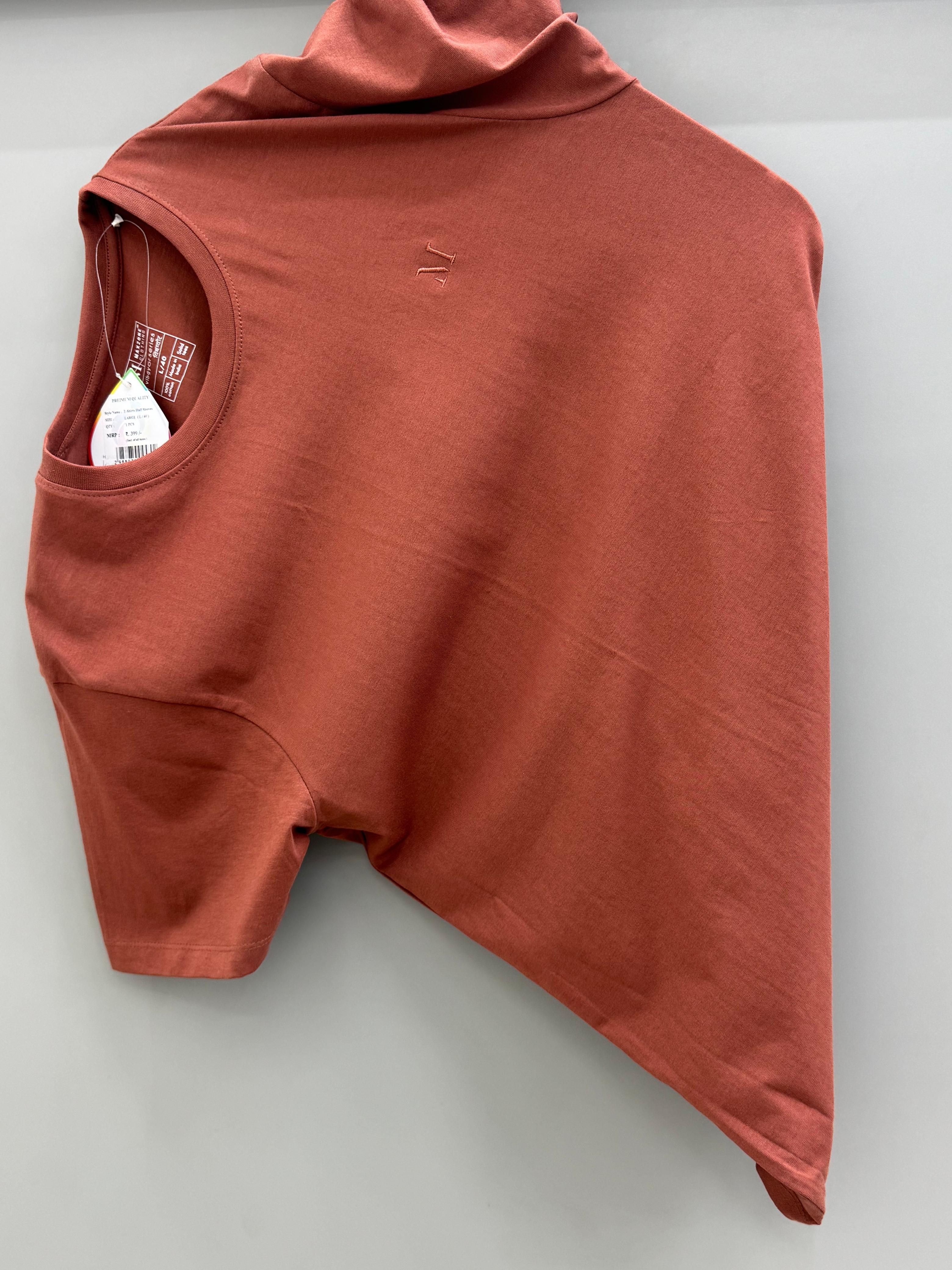 Round Neck rust T-shirts