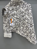 Linen maroon Printed