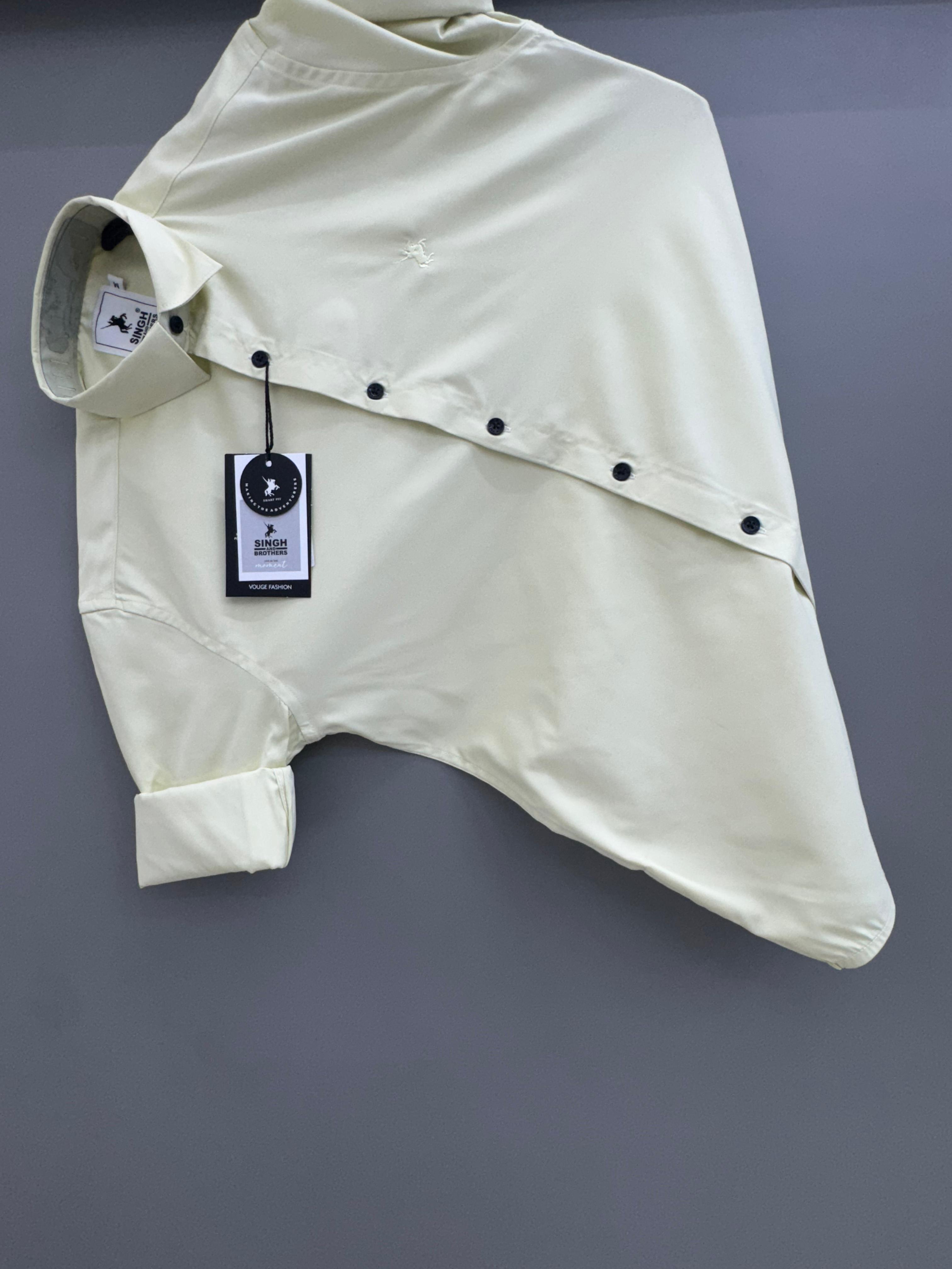 Partywear Shirt - light yellow