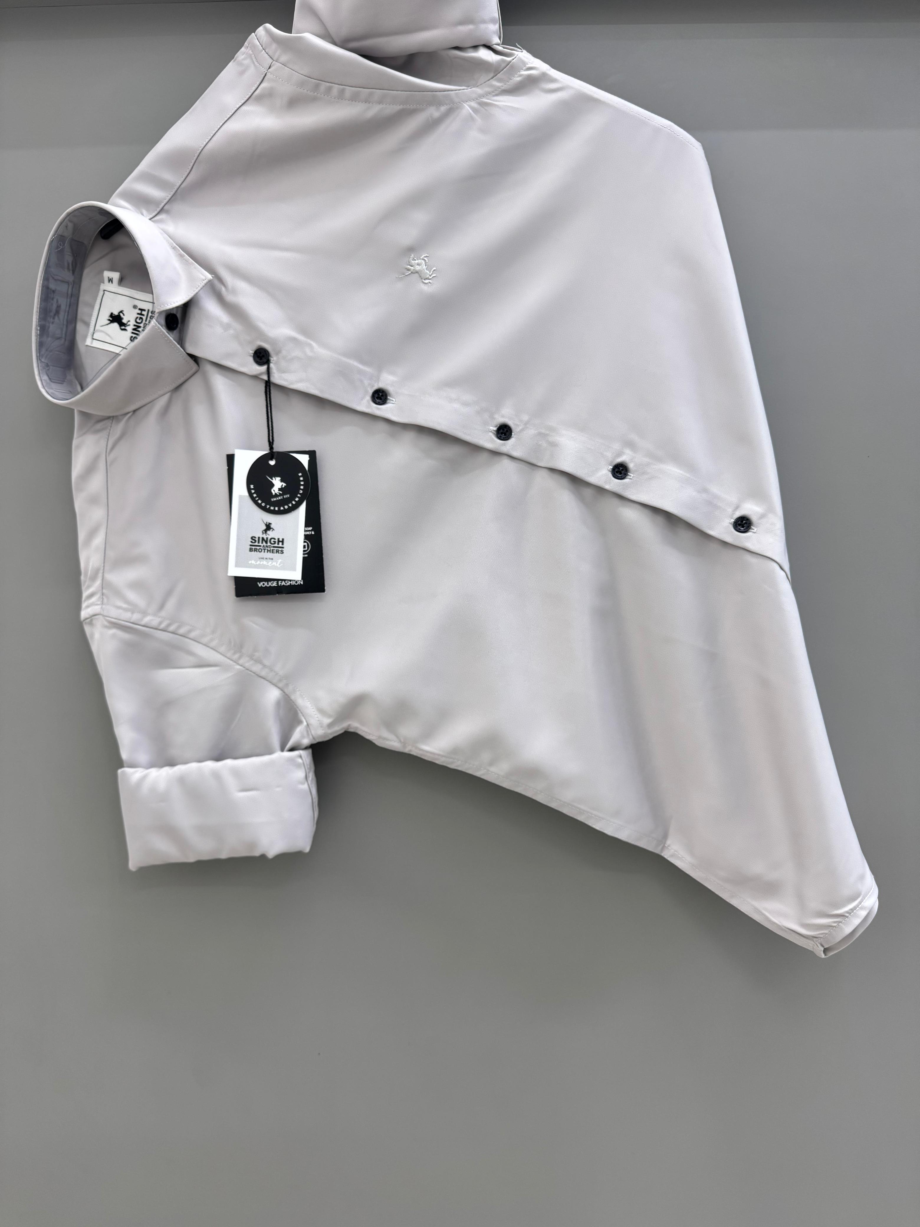 Partywear Shirt - light grey