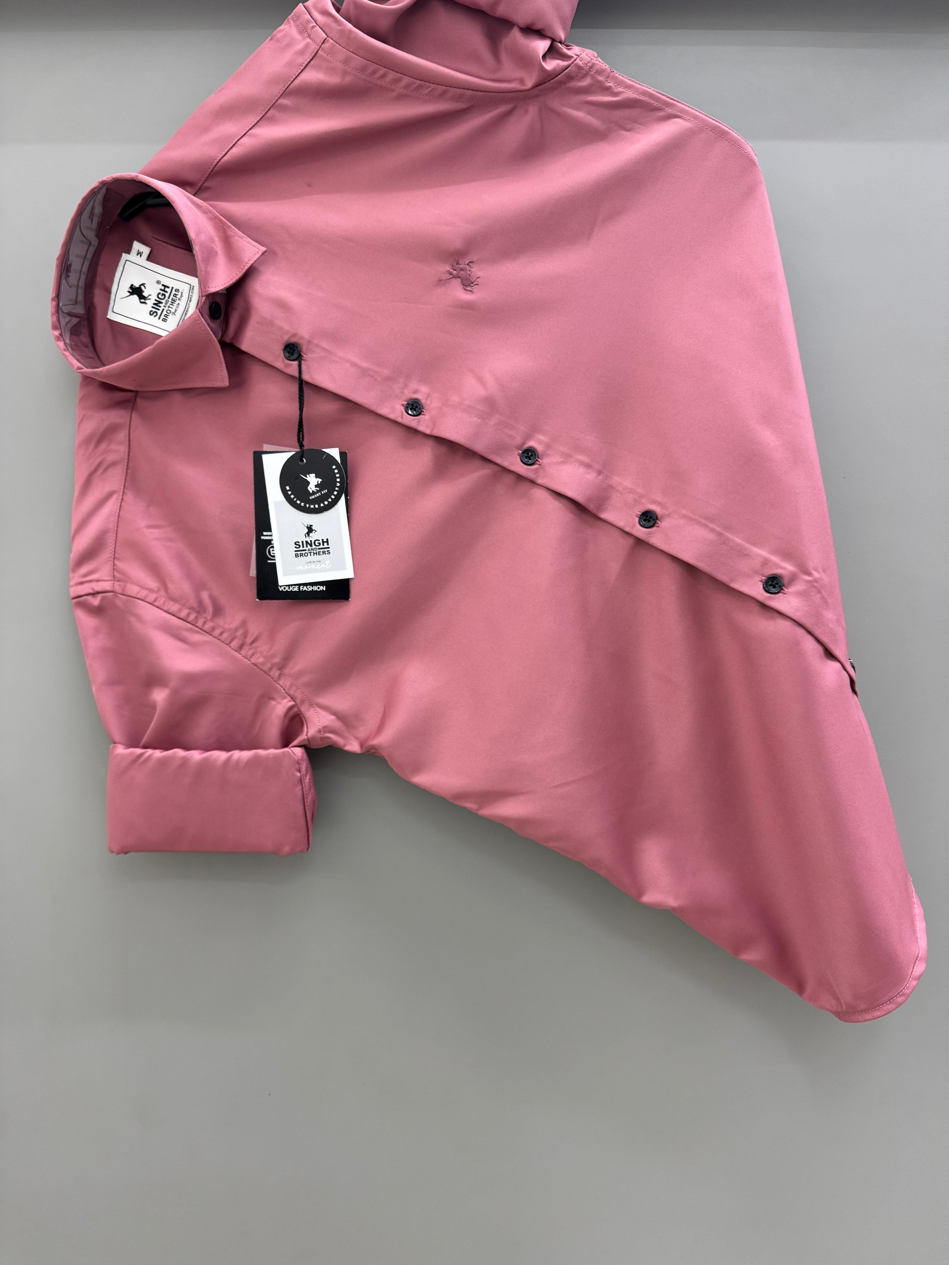 Partywear Shirt - dark pink