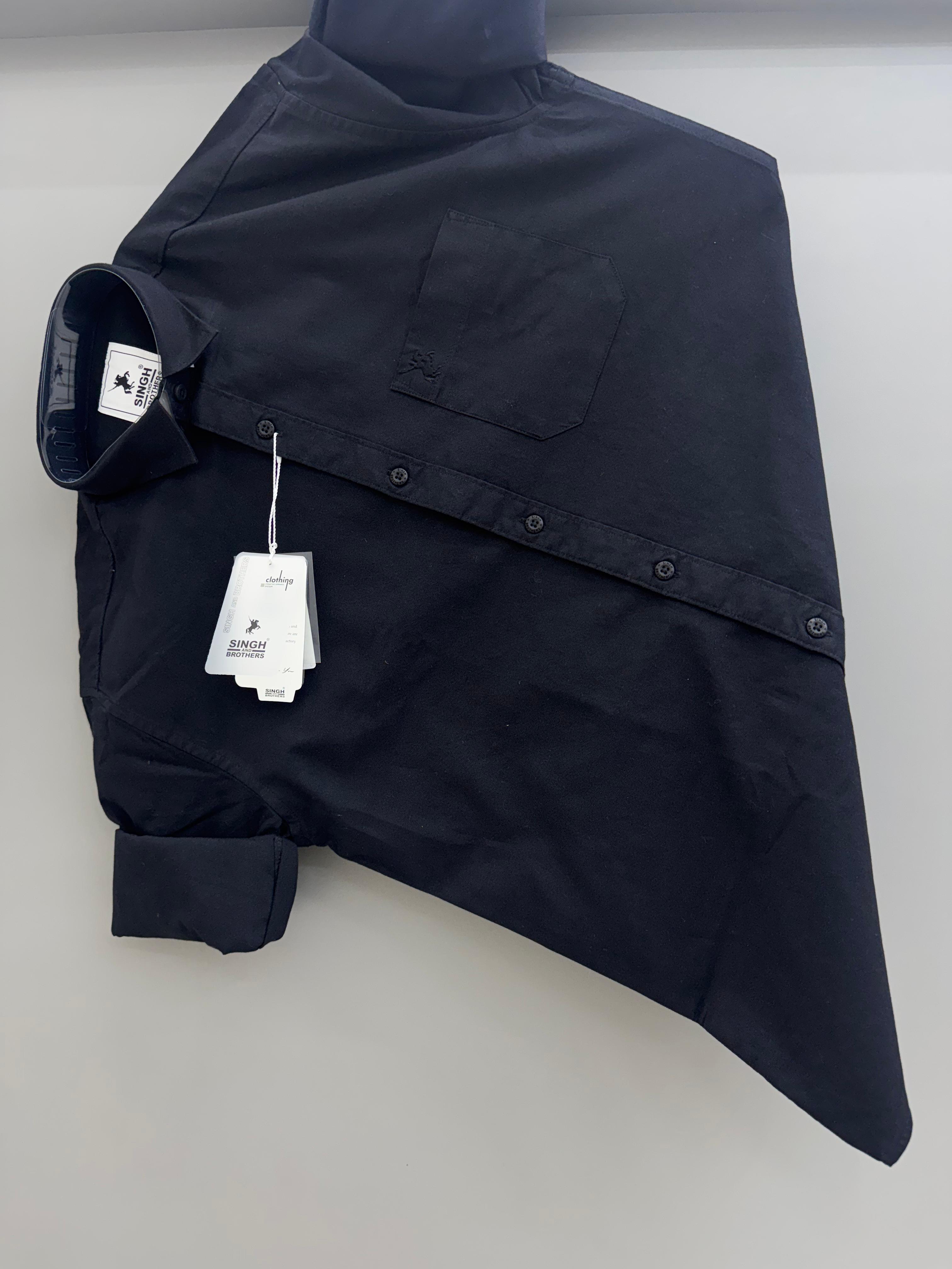 Cotton Oxford - black