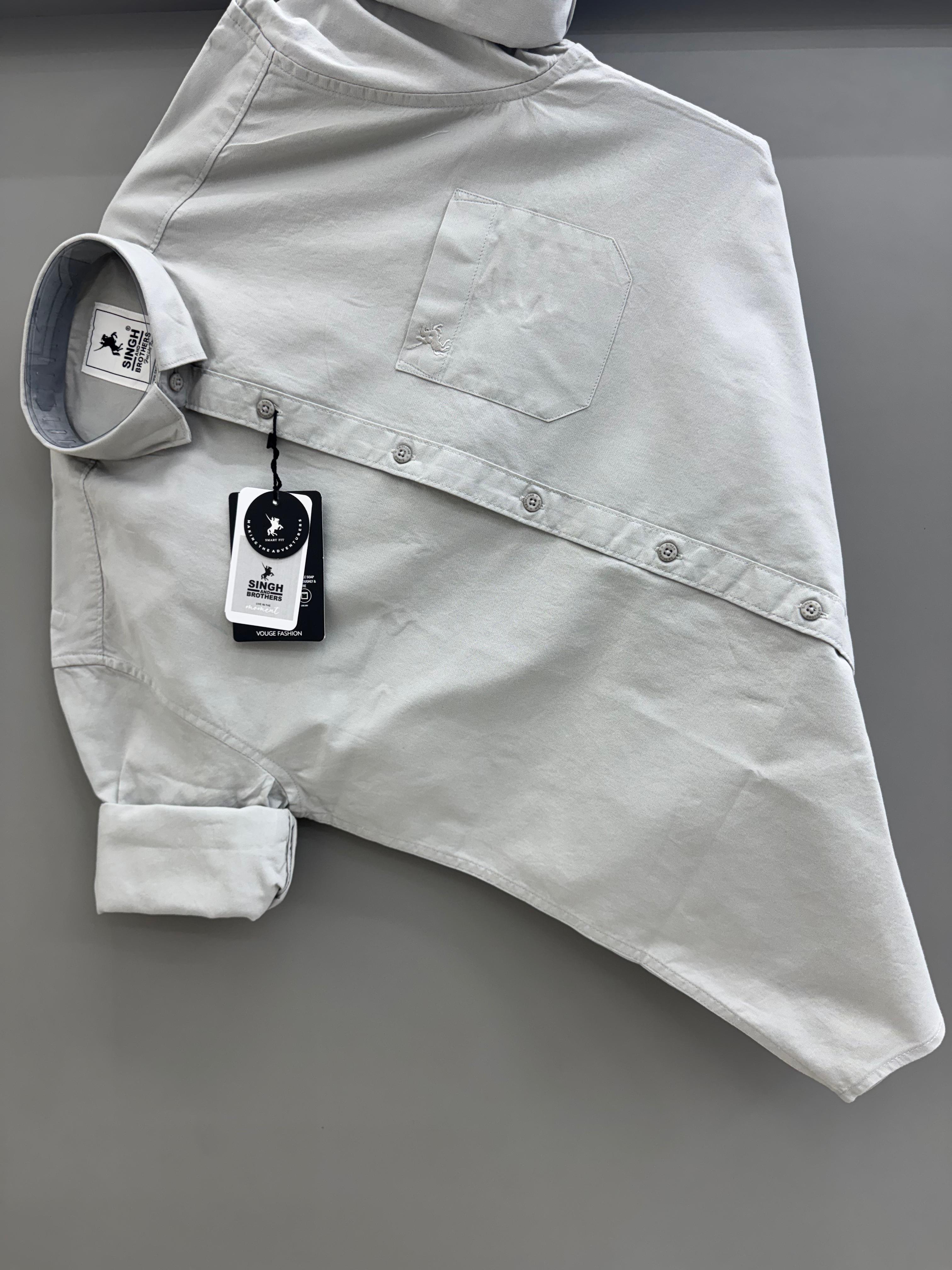 Cotton Oxford - light grey