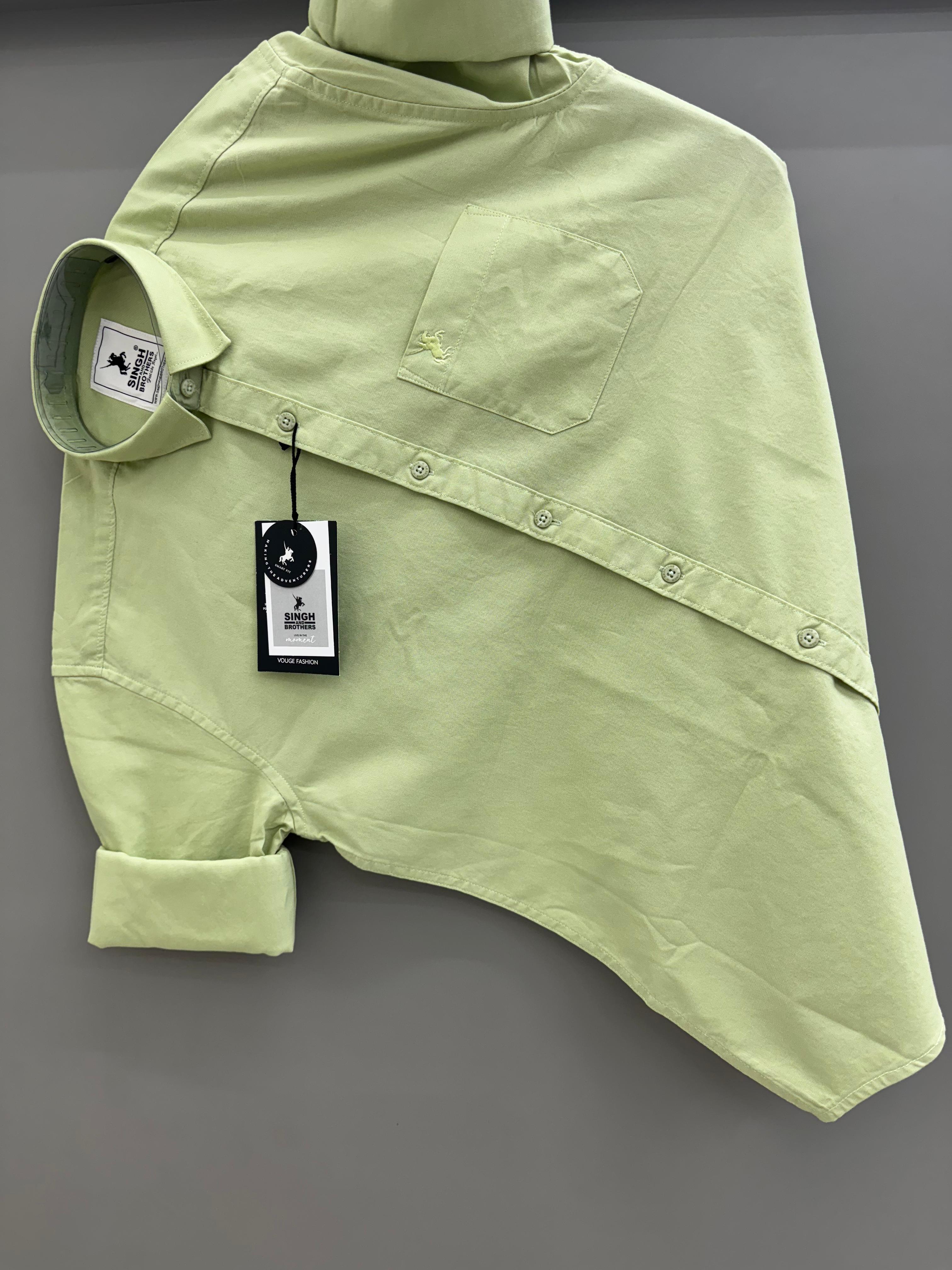 Cotton Oxford - light green