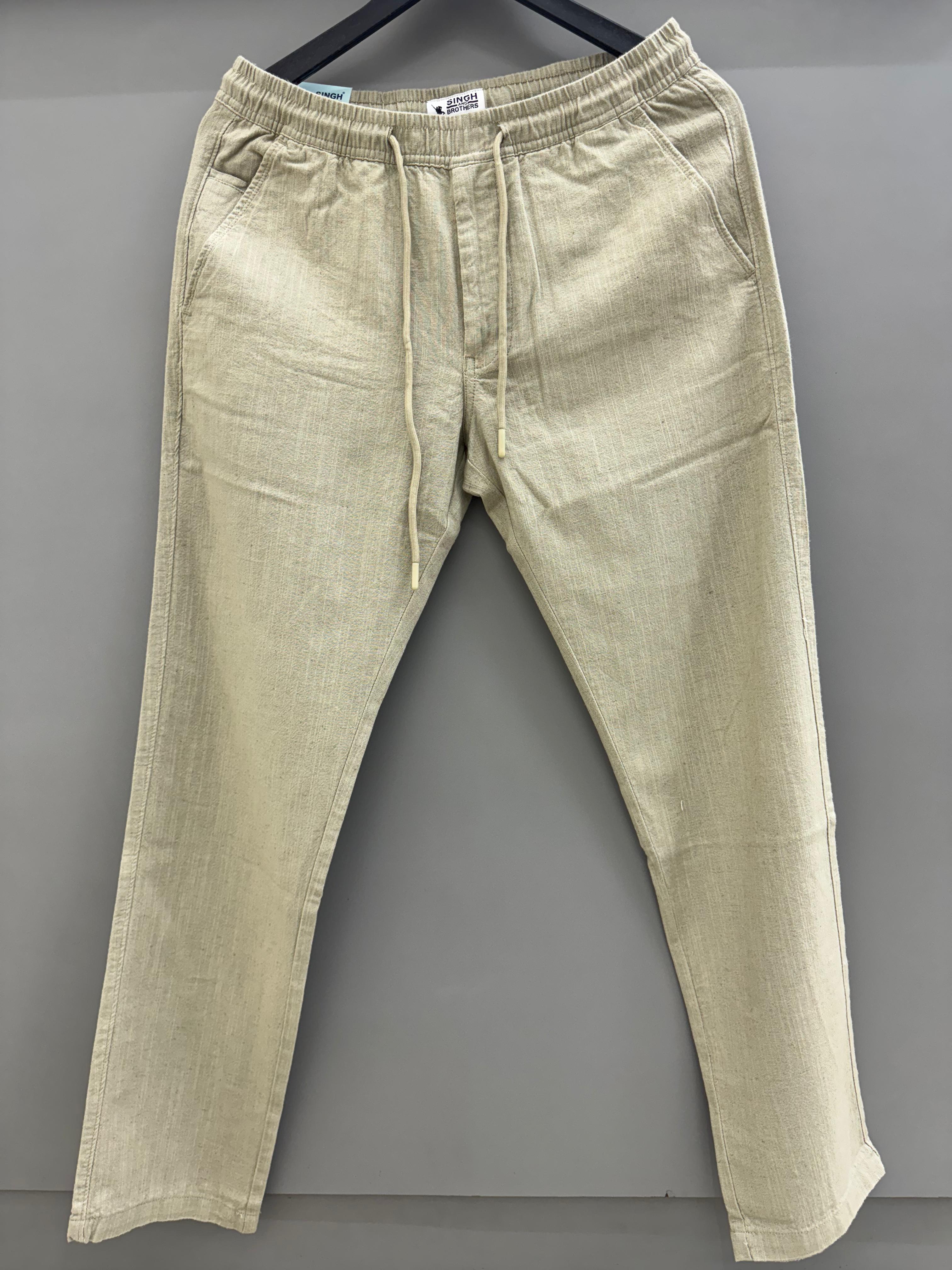 linen Pant ( green )