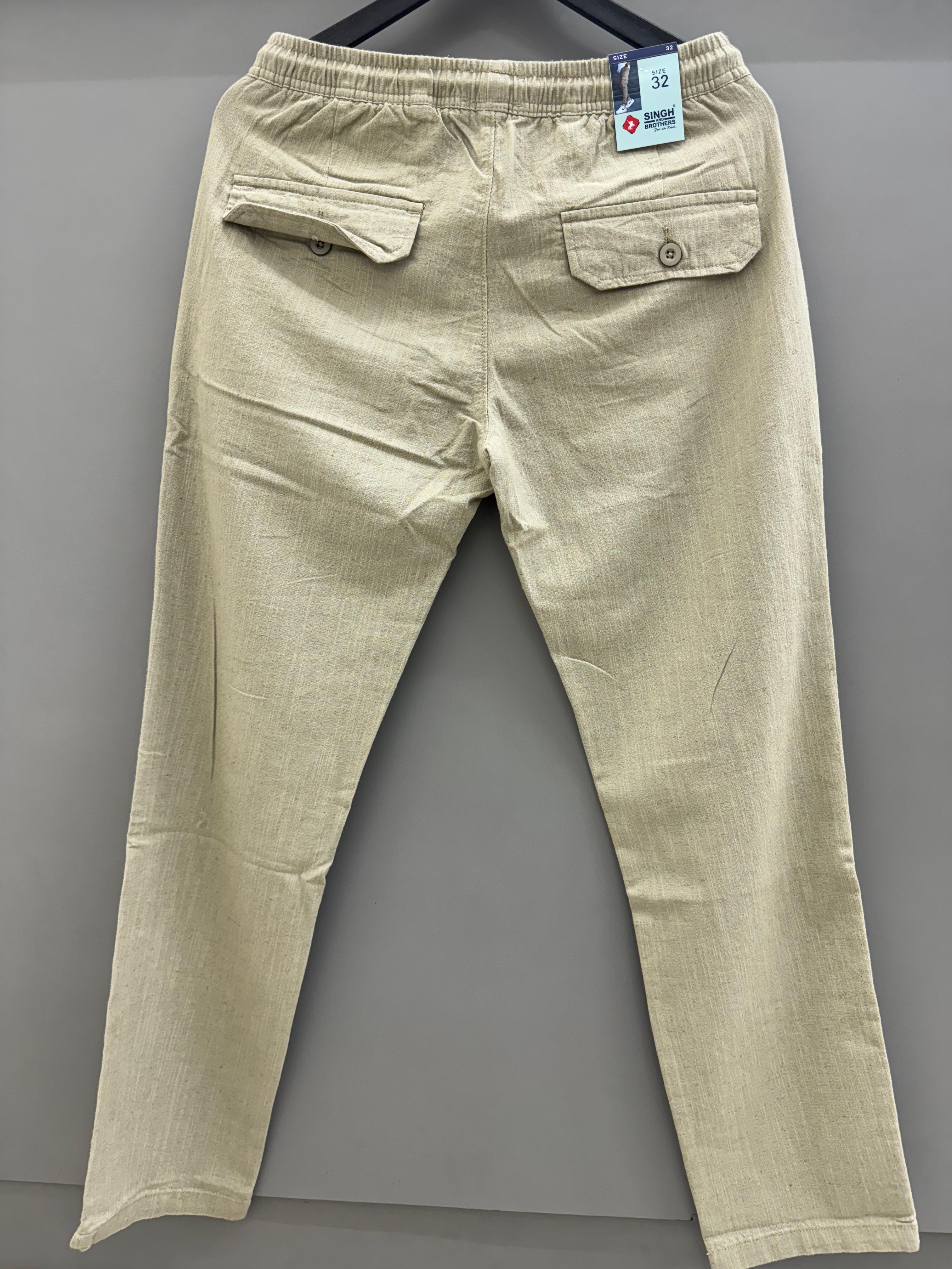 linen Pant ( green )