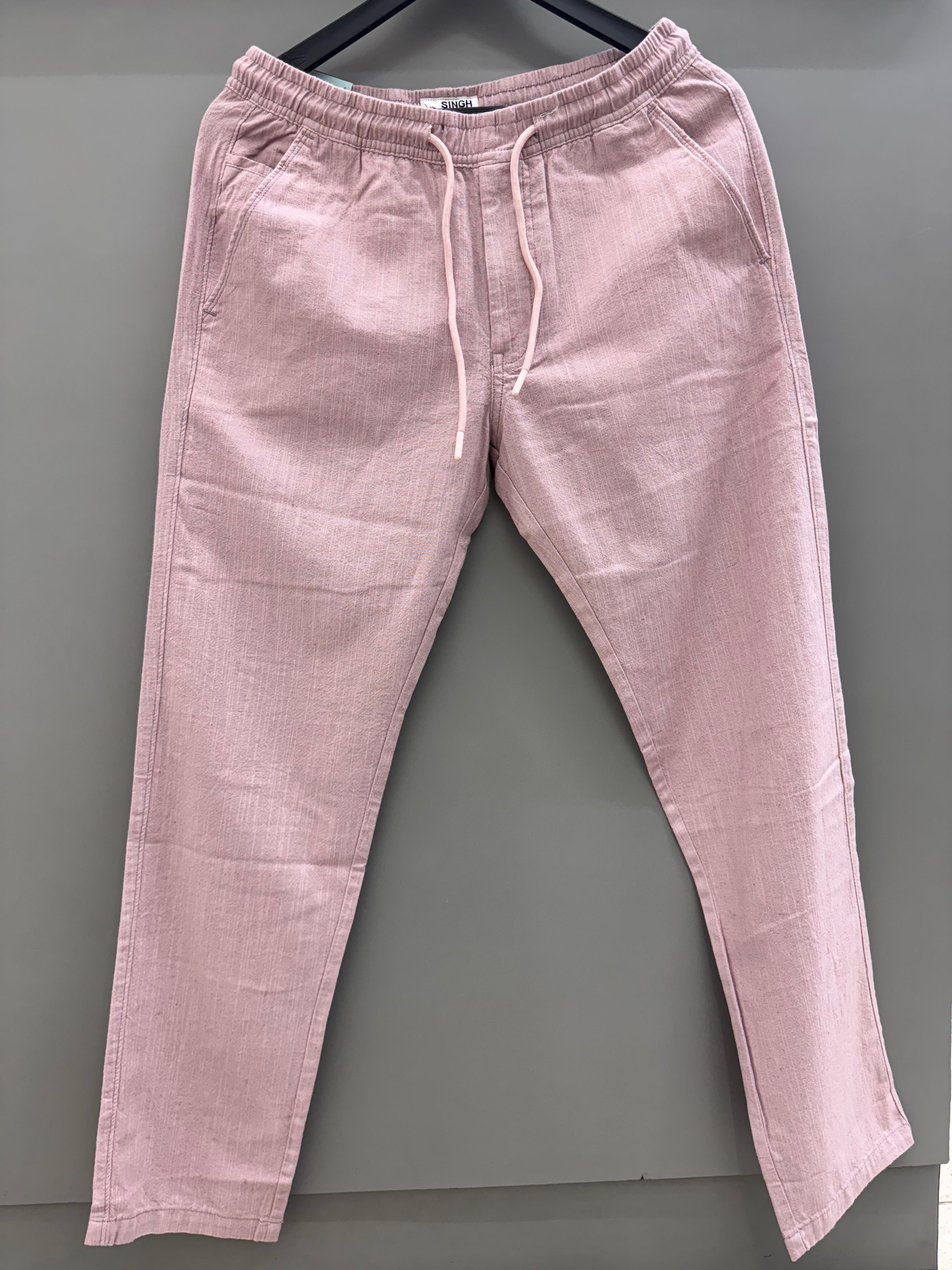 linen Pant ( pink )