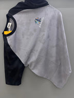 Drop Sholder grey black back Print