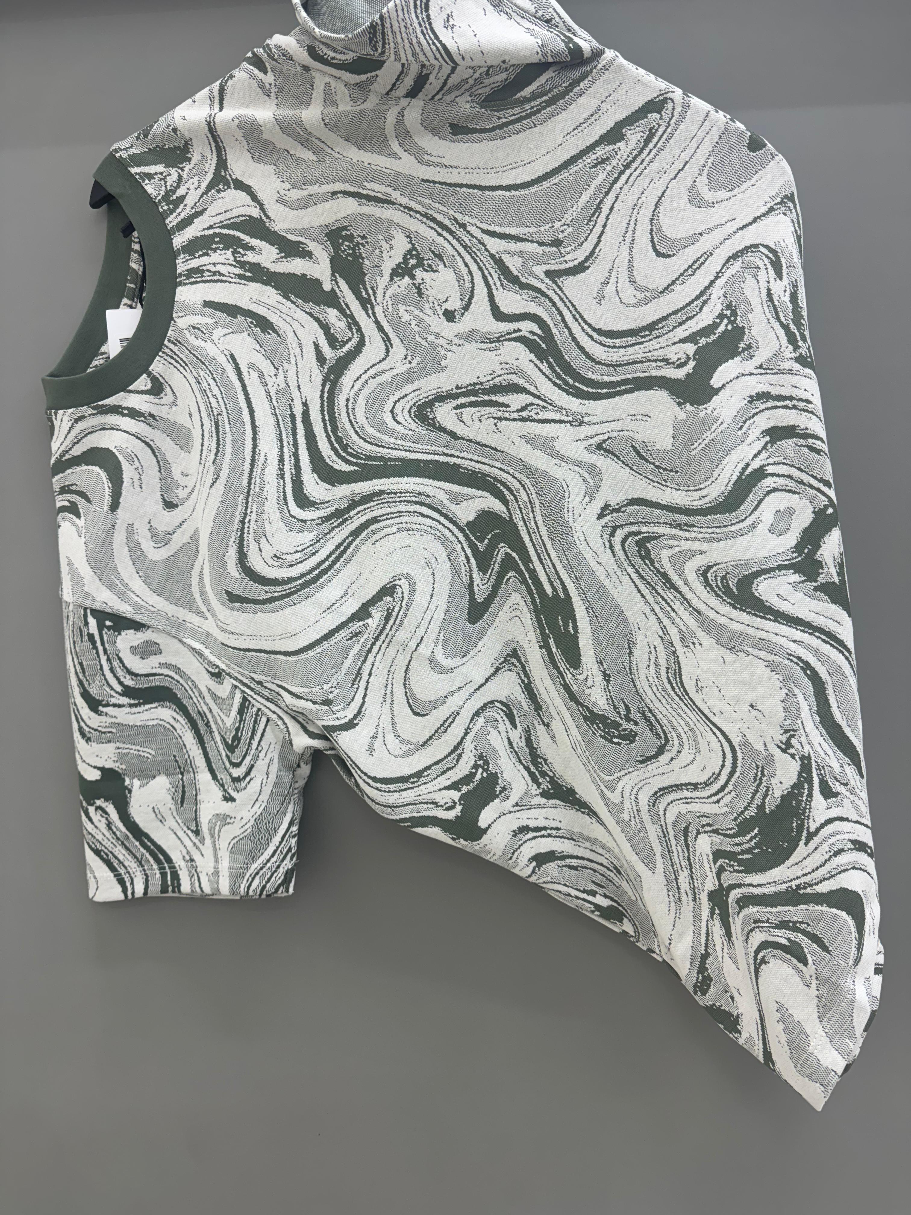 Round Neck green T-shirts