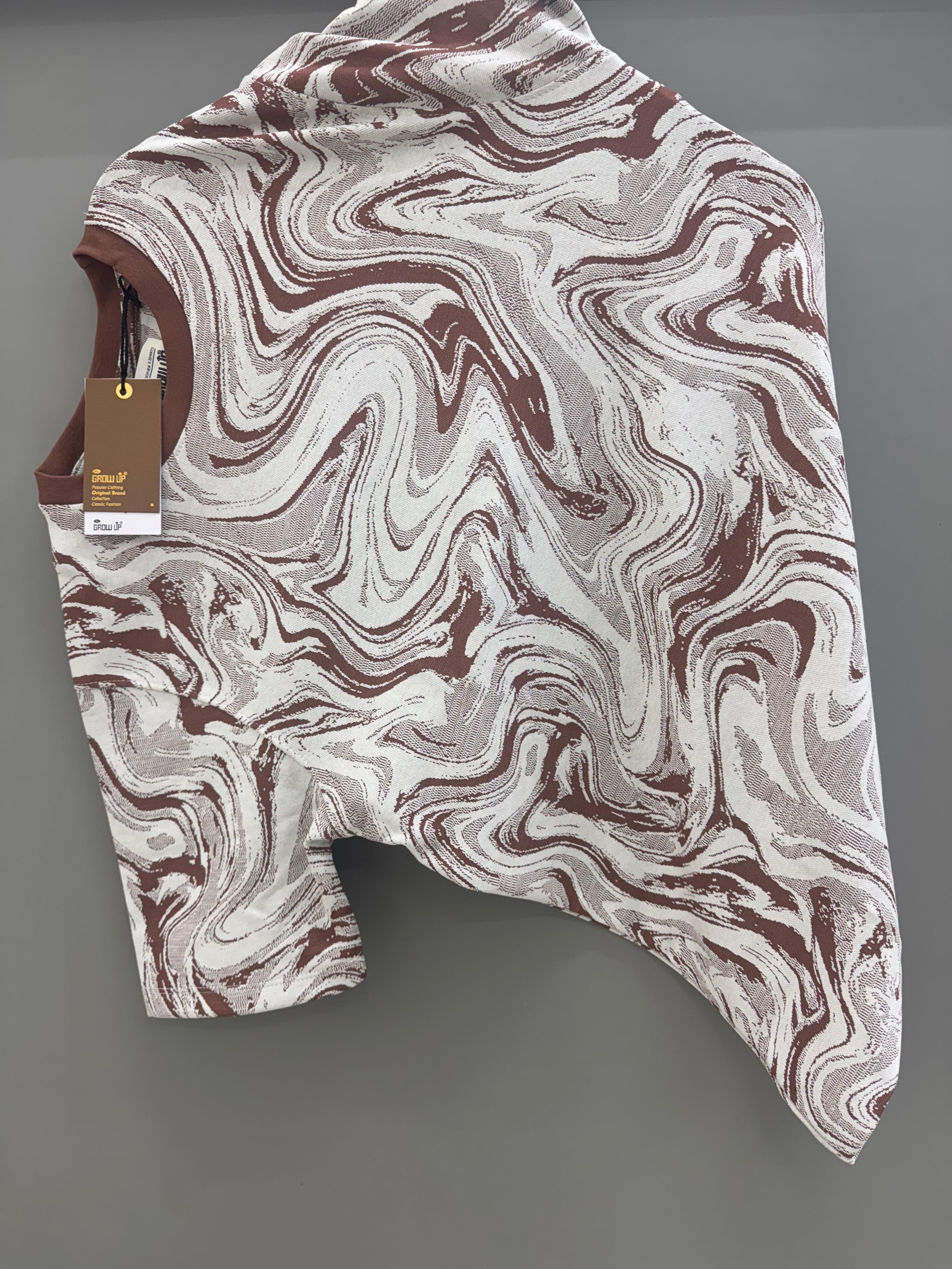 Round Neck brown T-shirts
