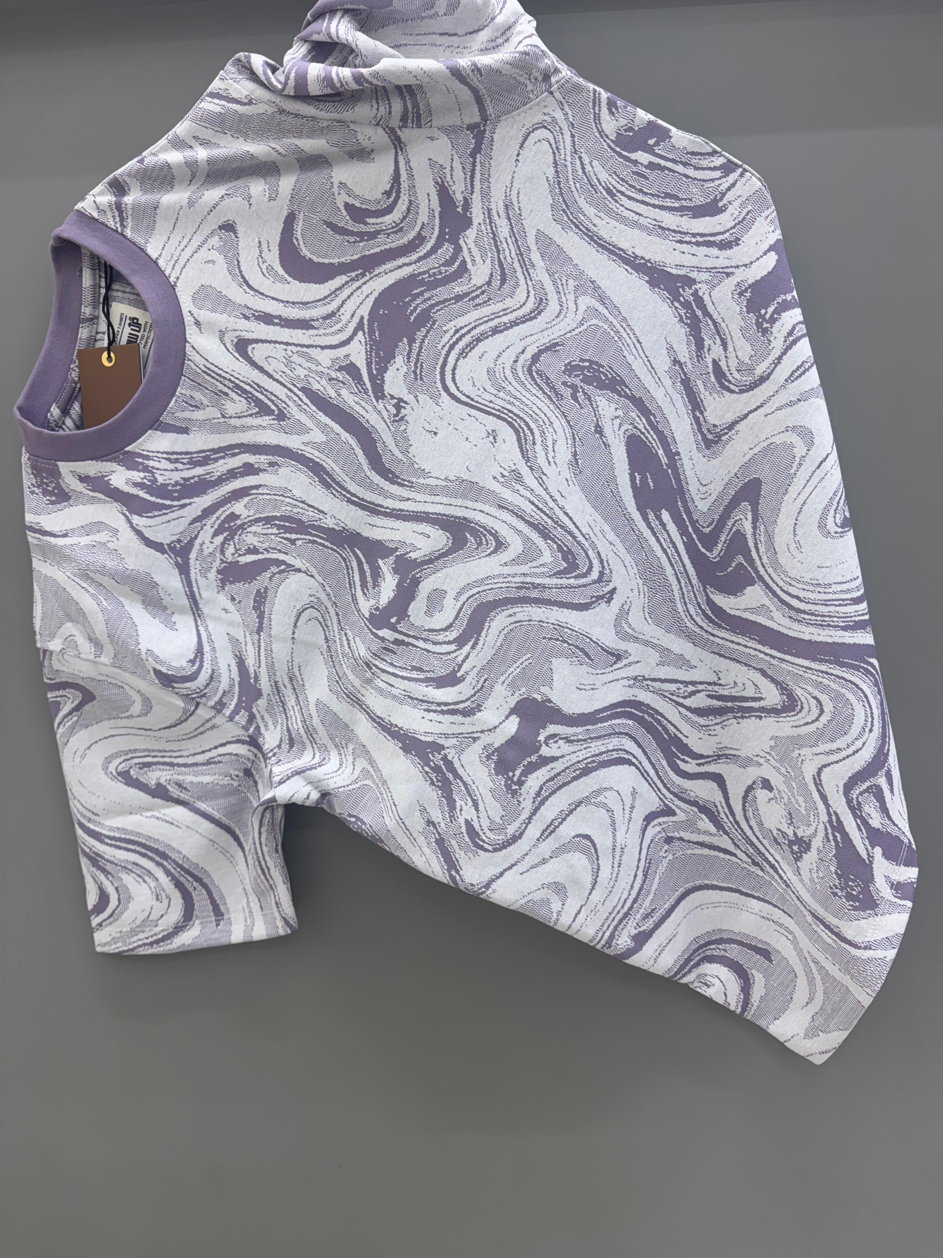Round Neck purple T-shirts
