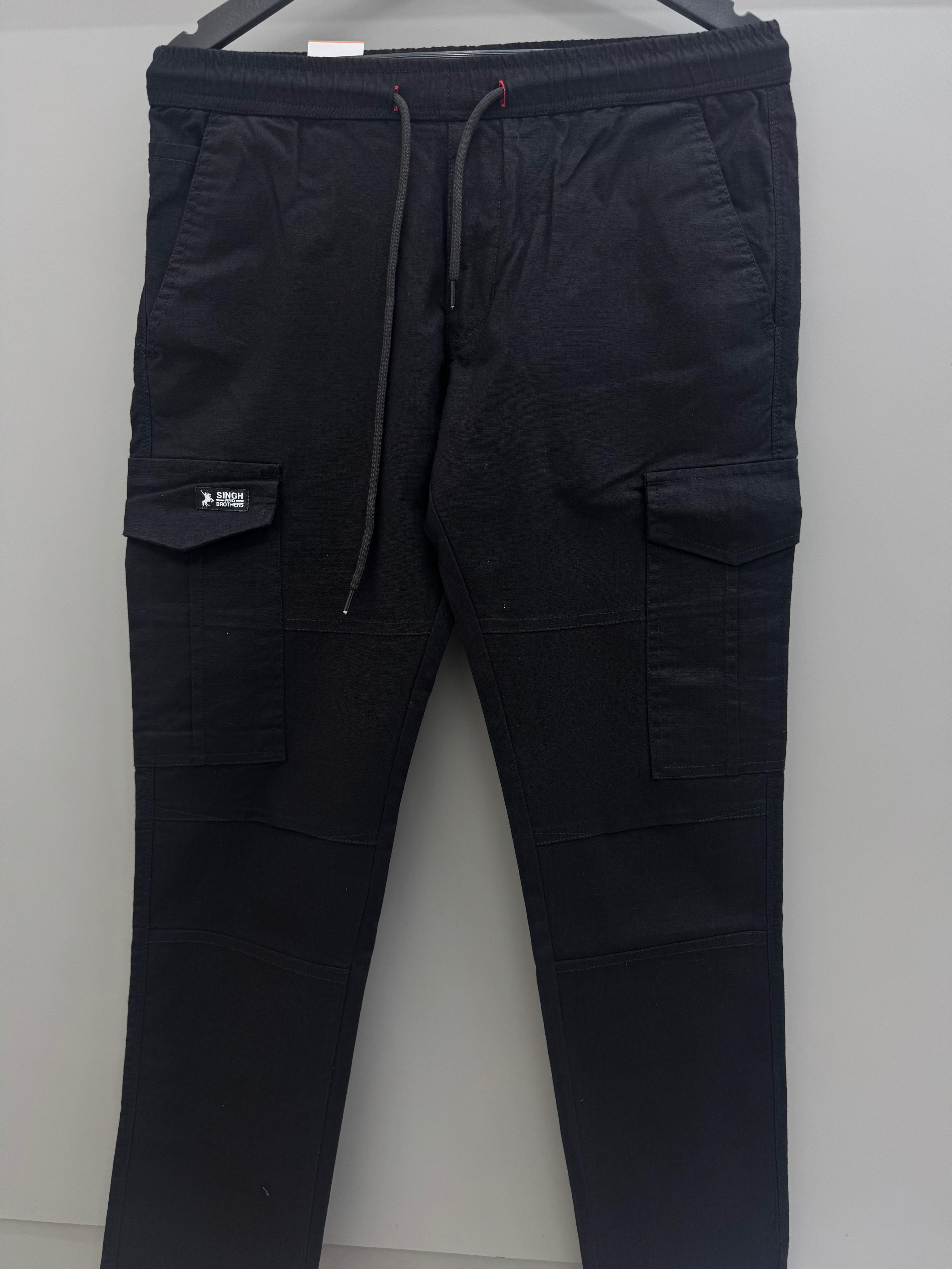 linen cargo (black)