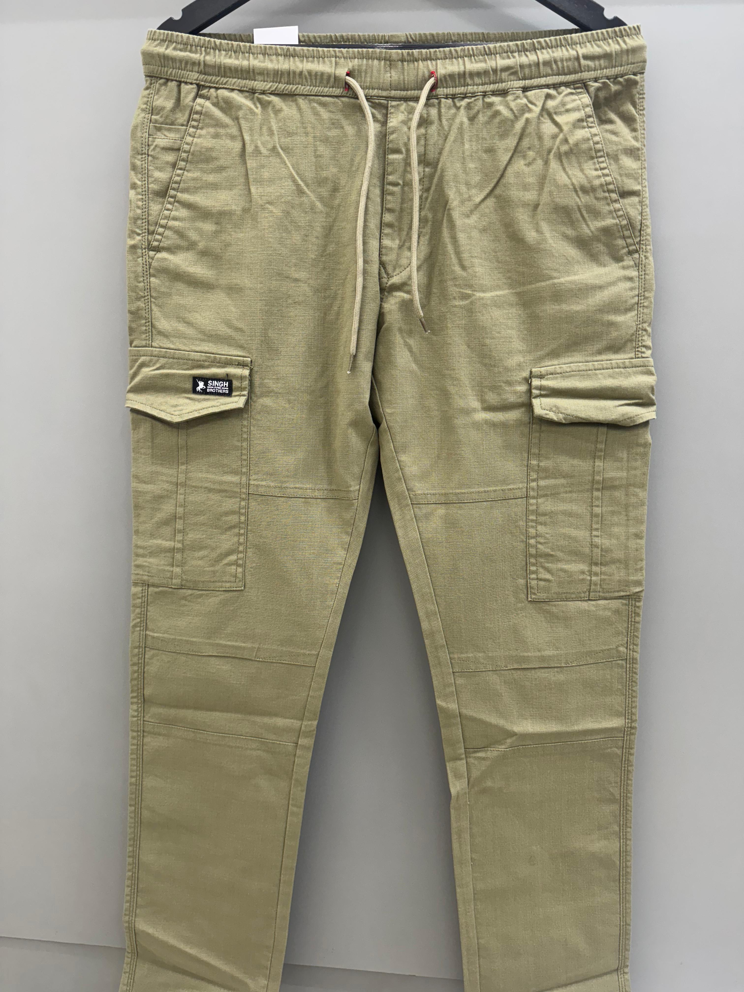 linen cargo (green)