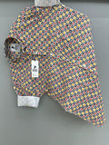 black yellow printed