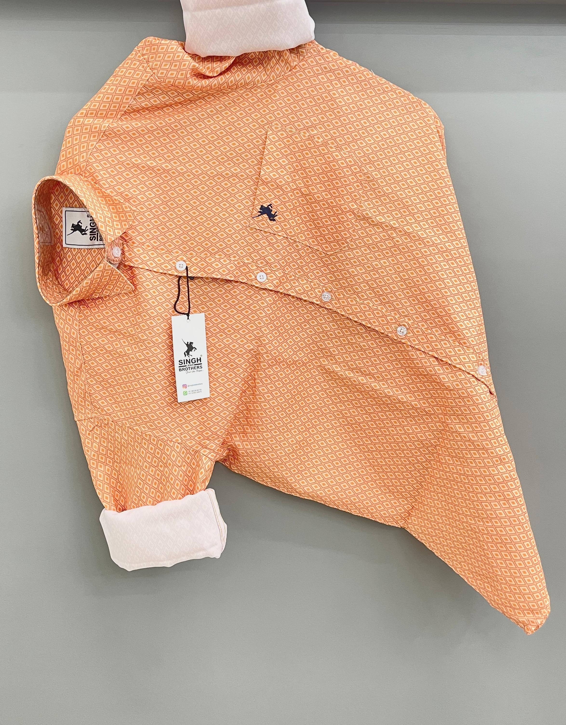 orange small box printed
