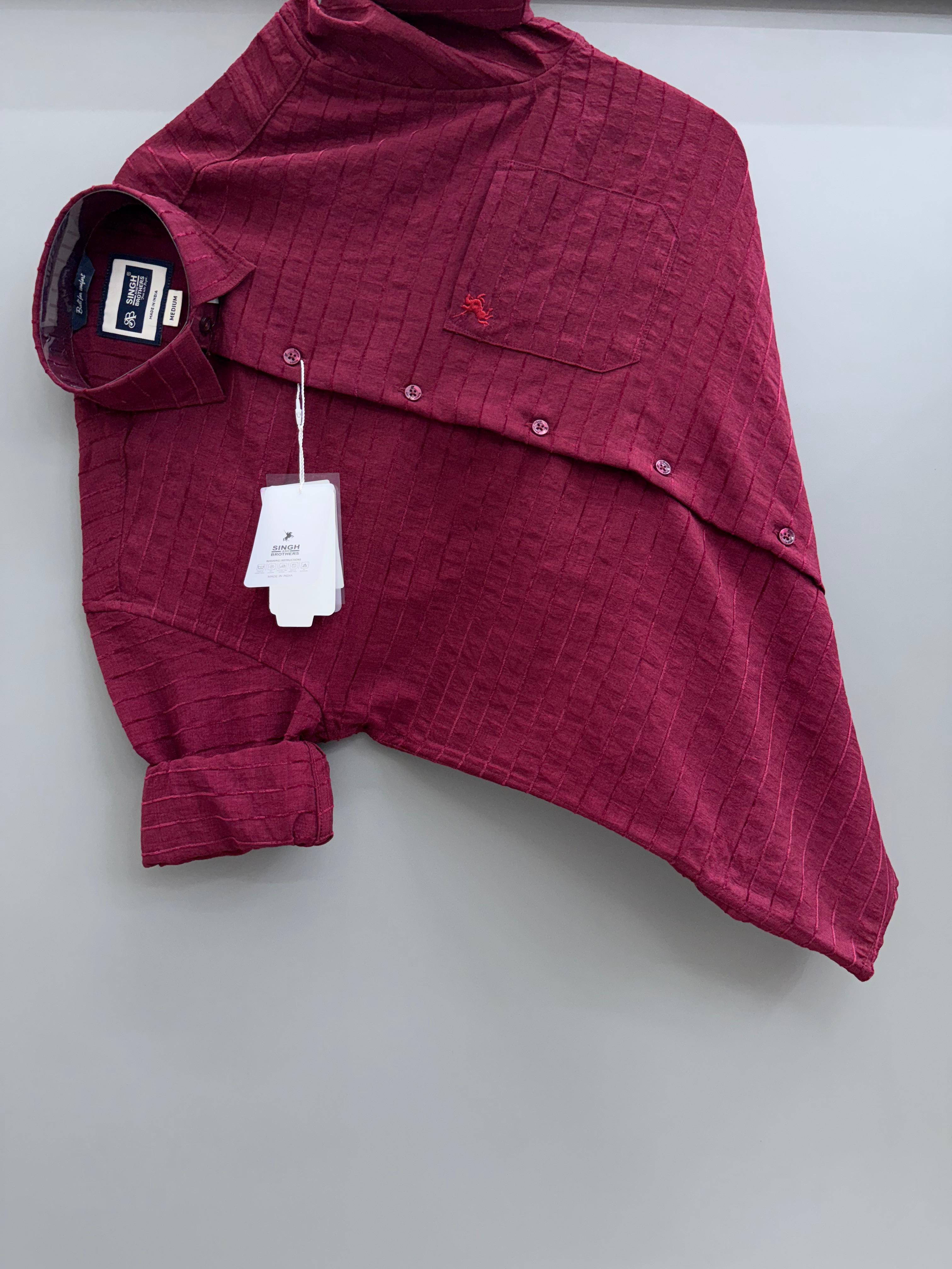 Imported jacquard Red Strip