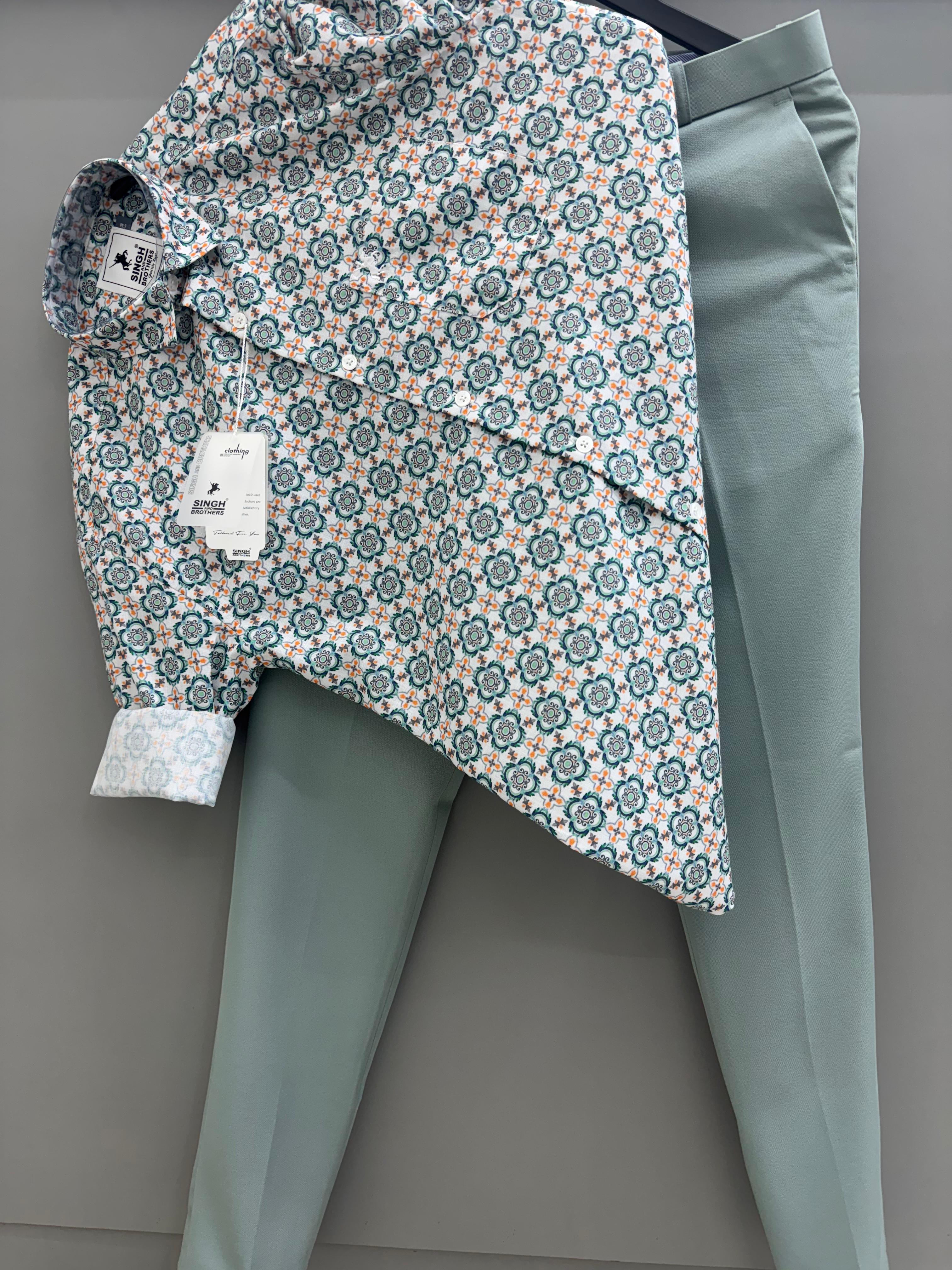 Printed shirt with Pant
