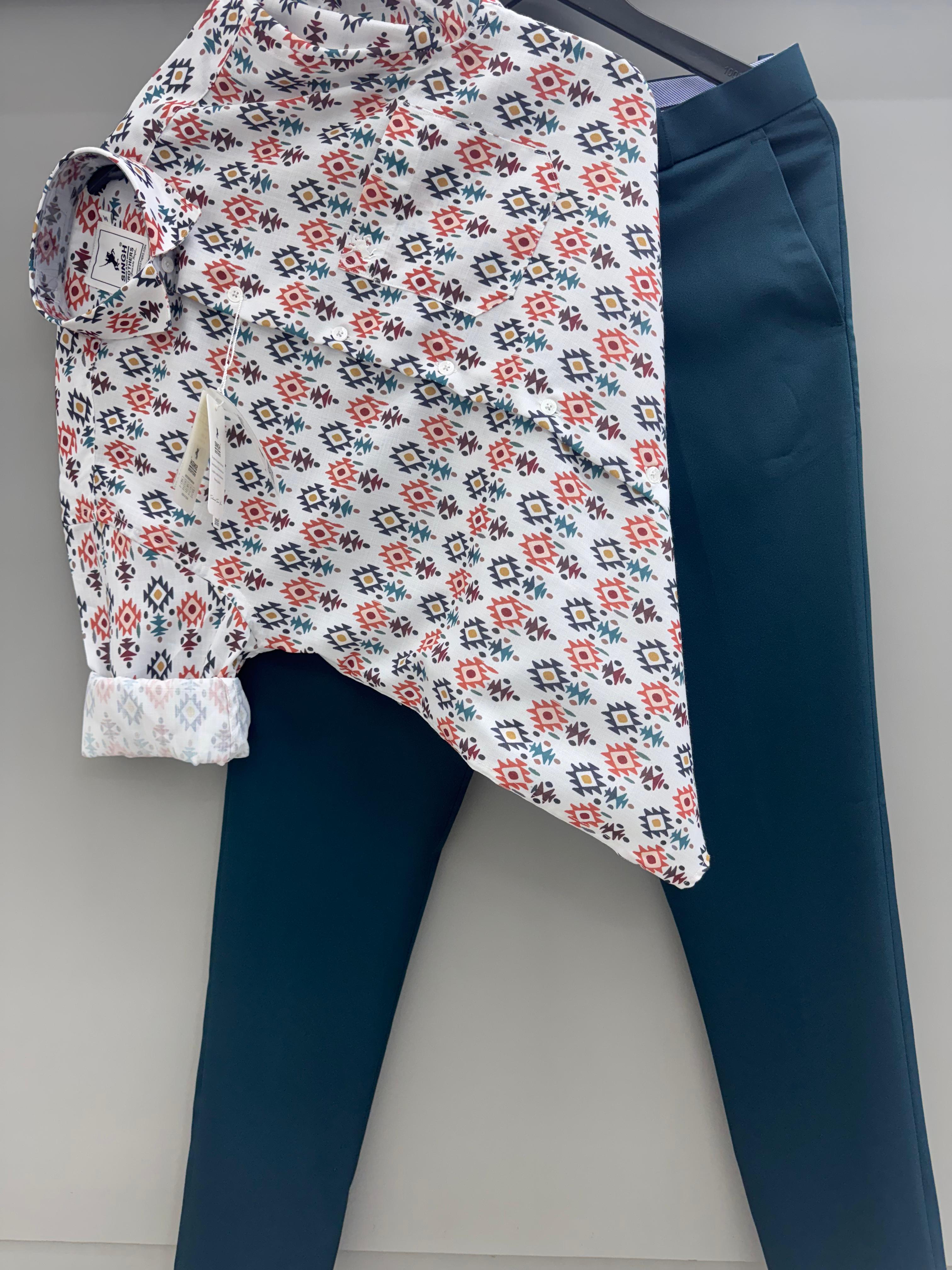 Printed shirt with Pant
