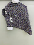 purple design printed