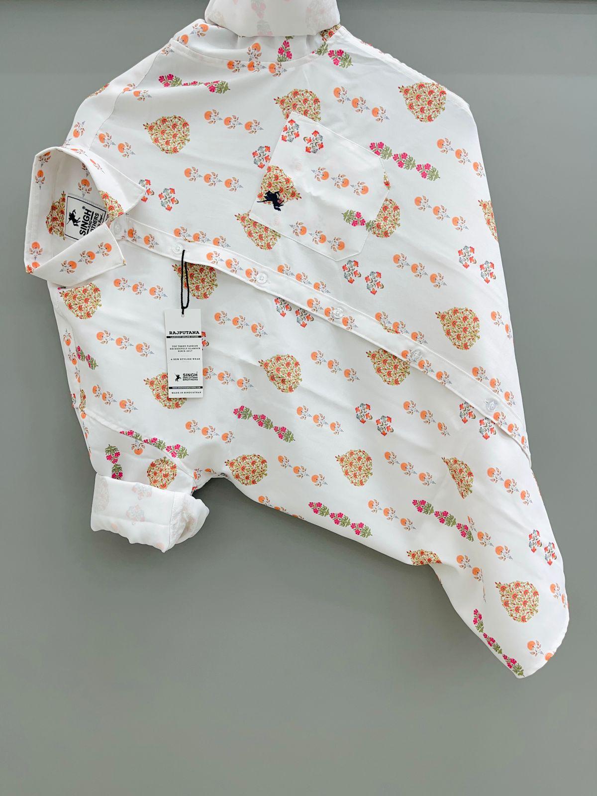 flower printed