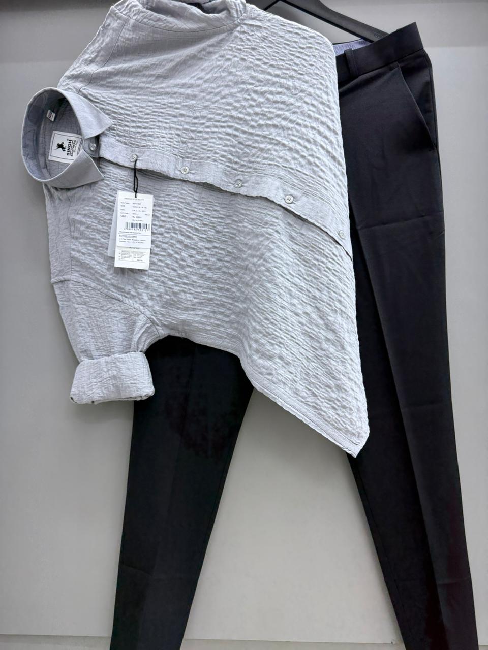 Imp jacquard Shirt With Trouser pant