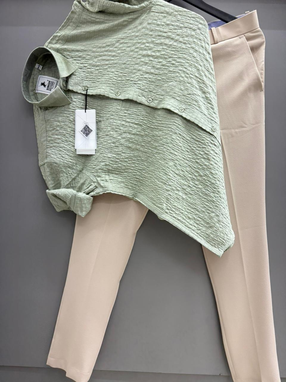 Imp jacquard Shirt With Trouser pant