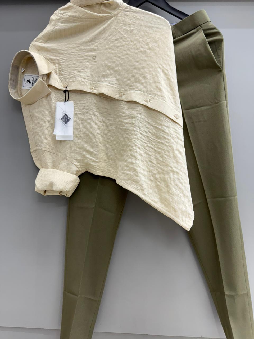 Imp jacquard Shirt With Trouser pant