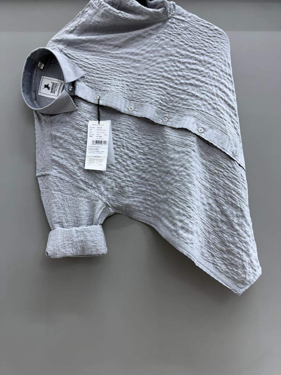 Imported jacquard grey
