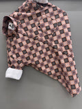 bandhni brown printed