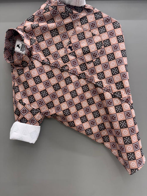 bandhni brown printed
