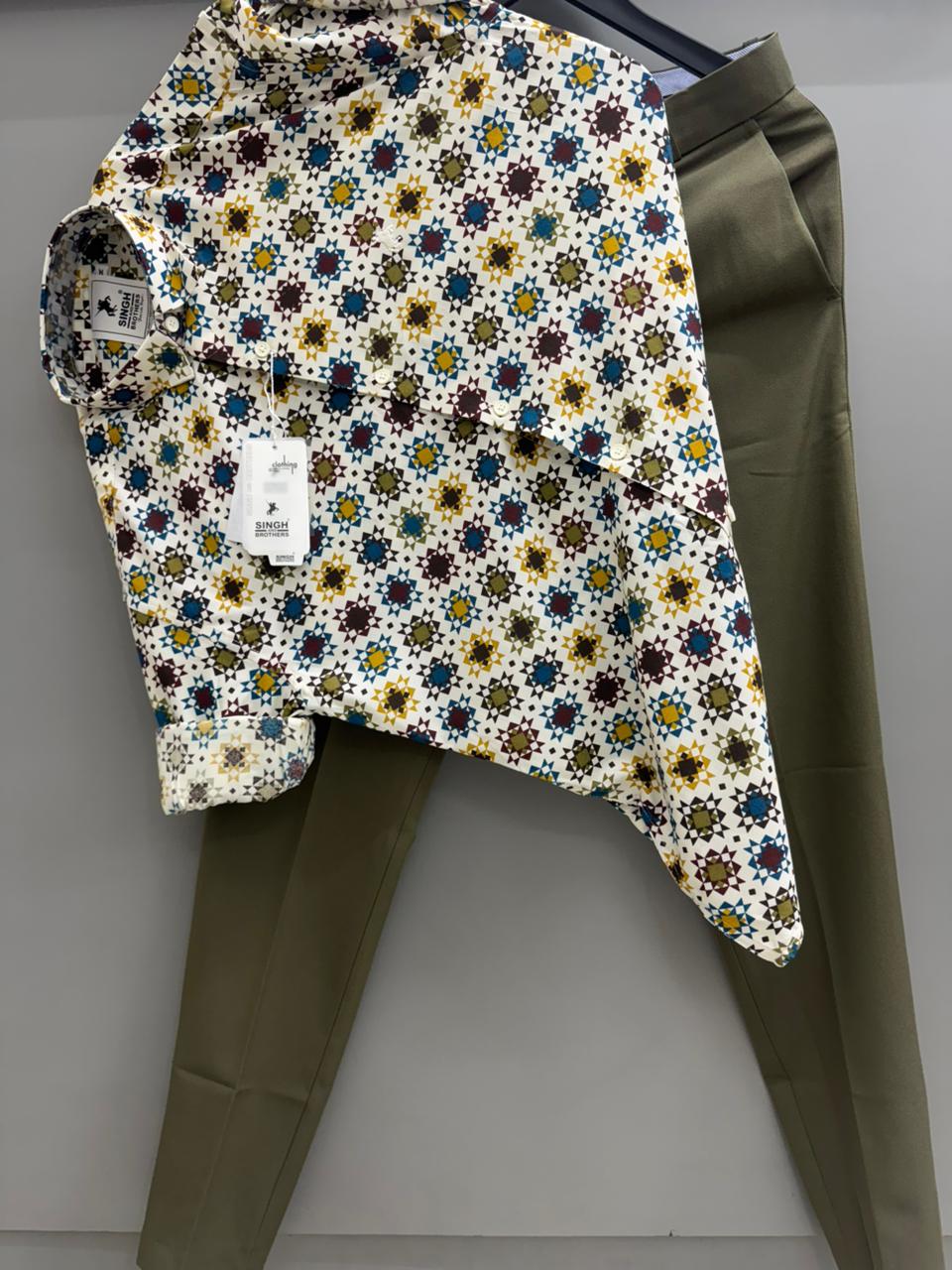 Printed shirt with Pant