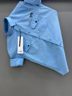 Back Print Double pocket shirt