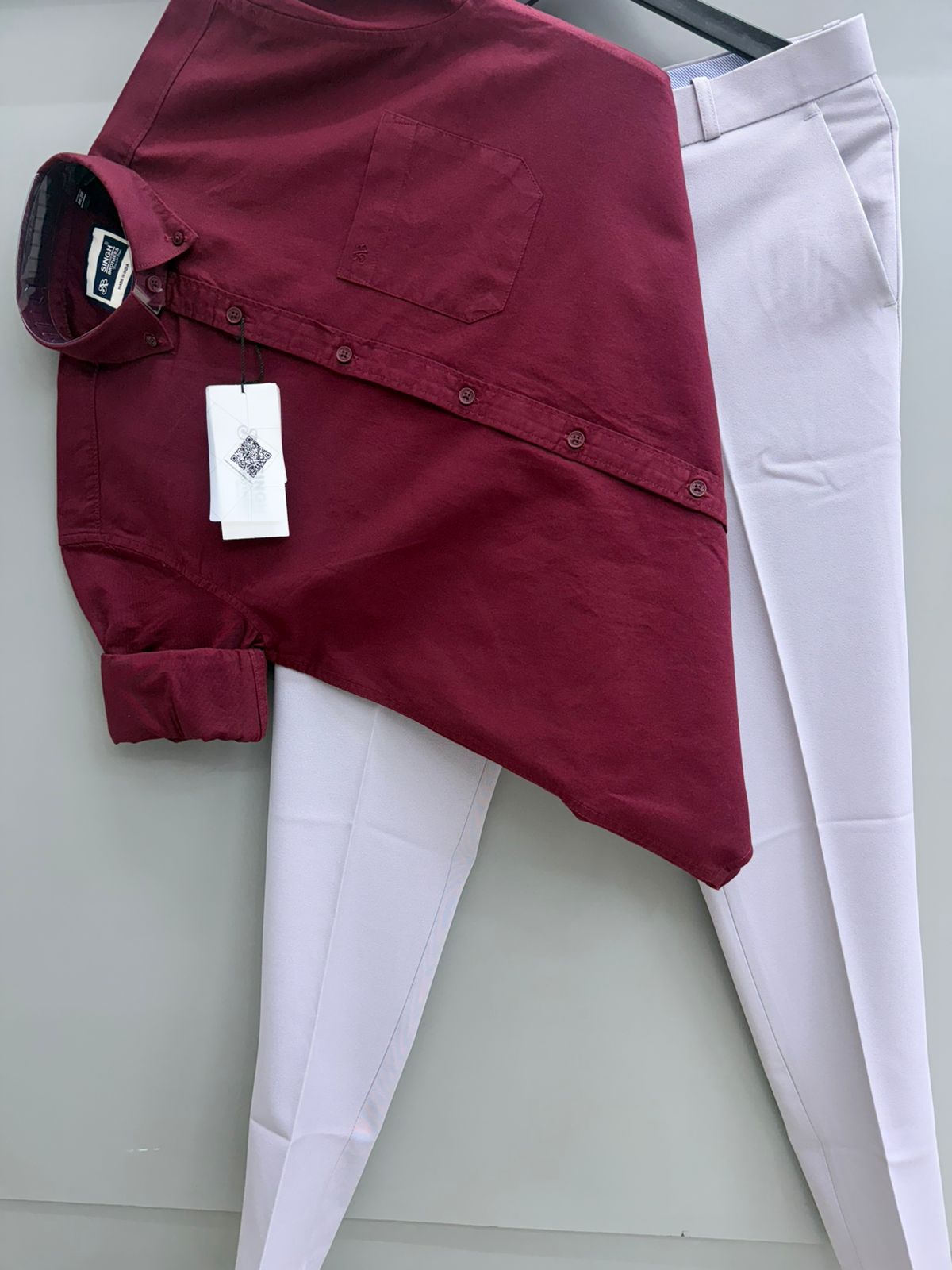 Heavy Oxford Shirt With Formal Pant