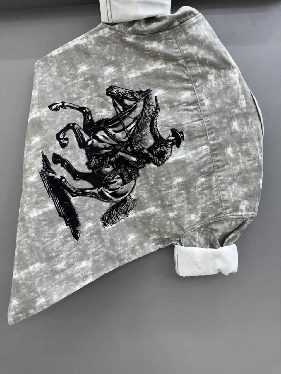 Back Print Double pocket shirt