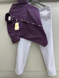 Cotton Oxford Shirt With Formal Pant