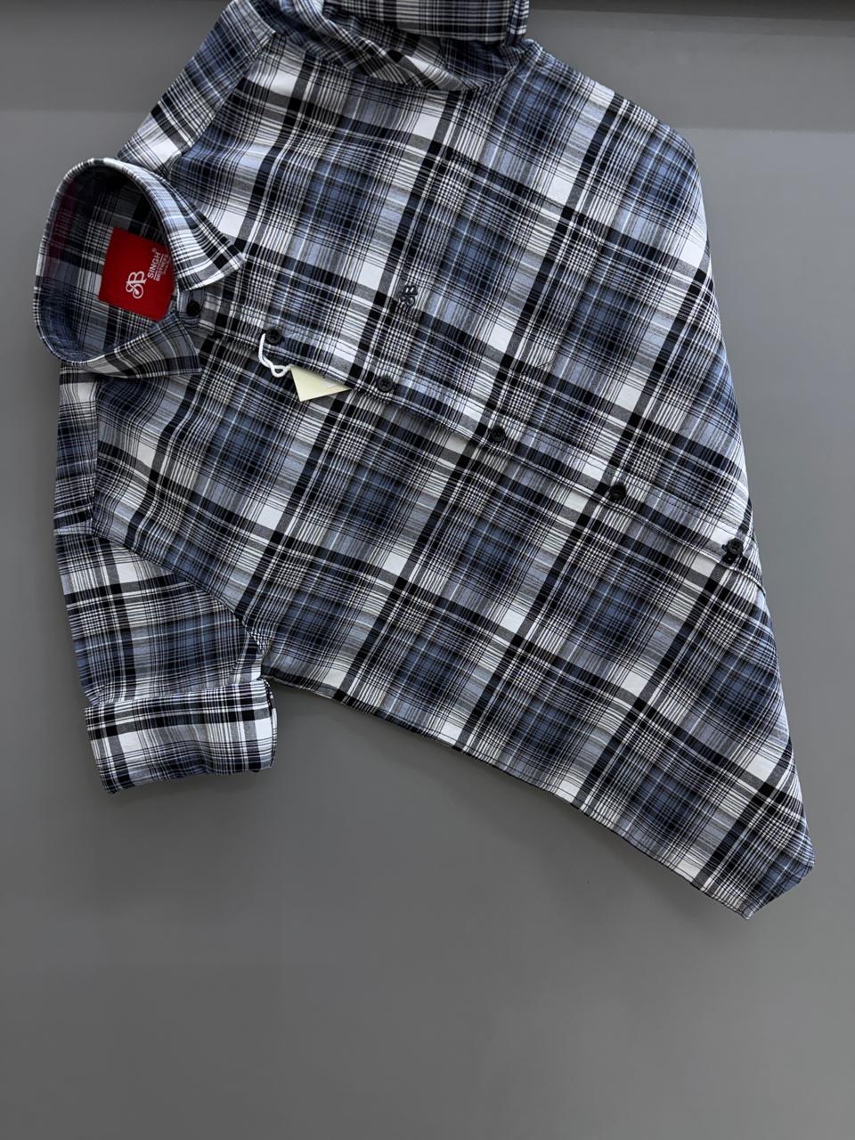 Heavy oxford Checks Shirt