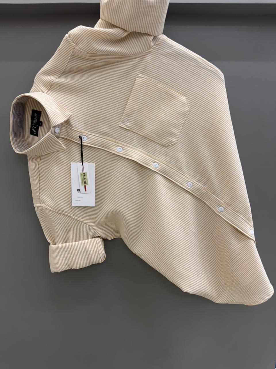 Linen Strip shirt