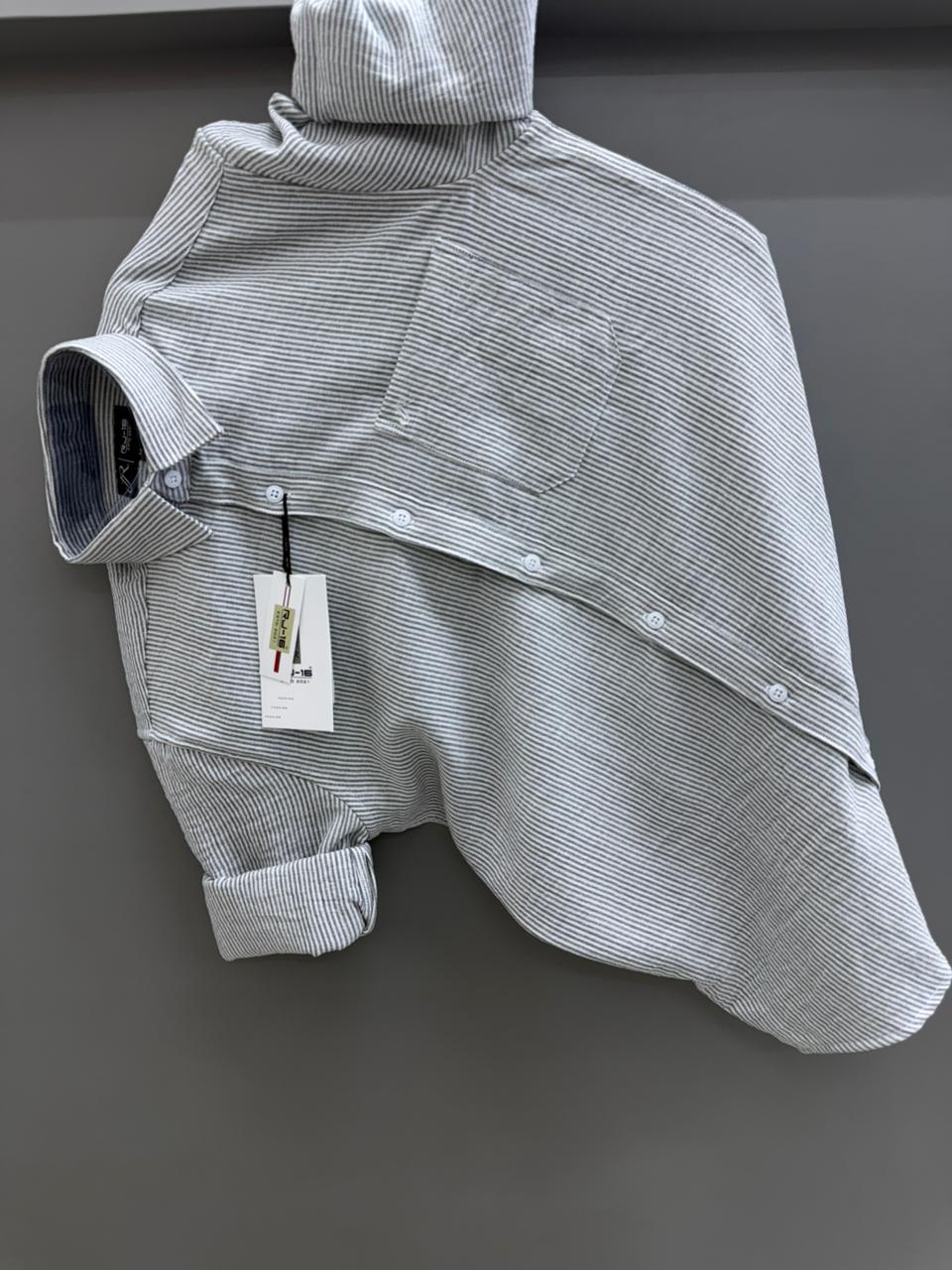 Linen Strip shirt