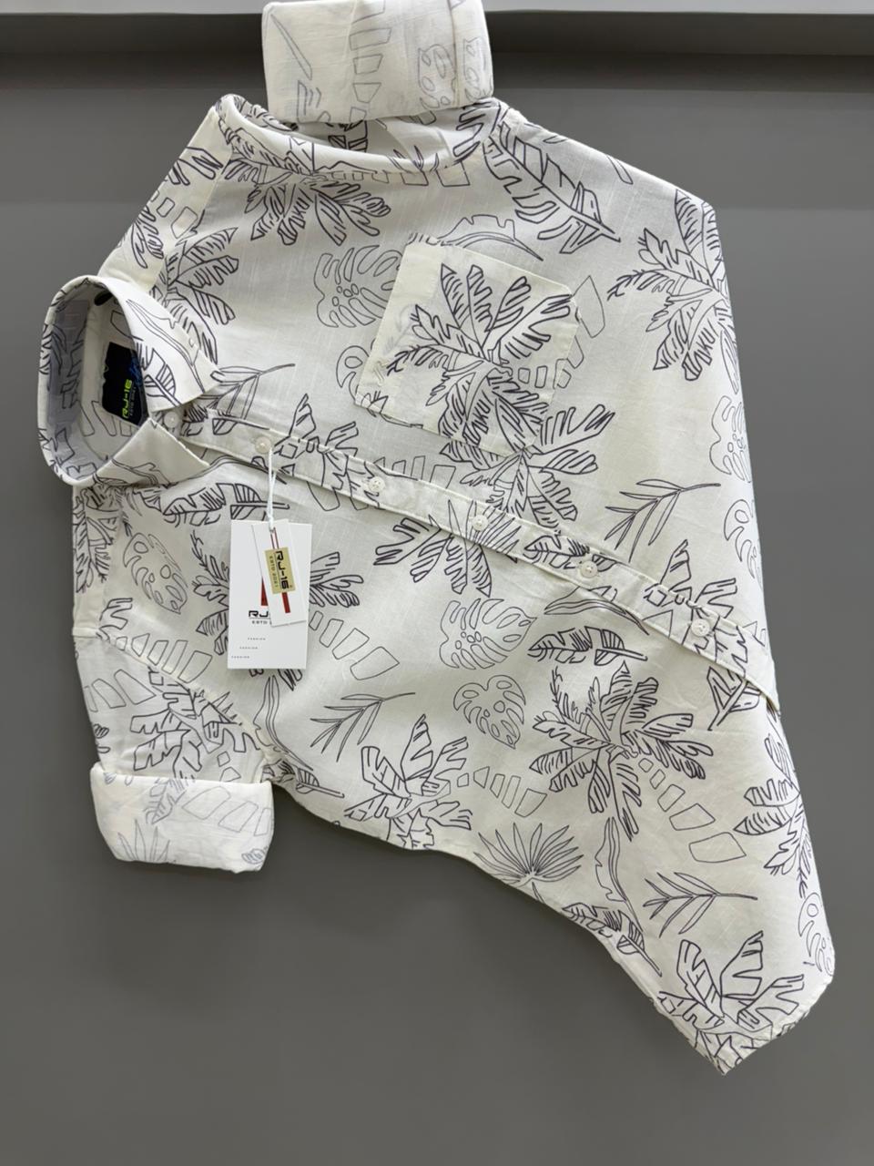 linen Printed shirt