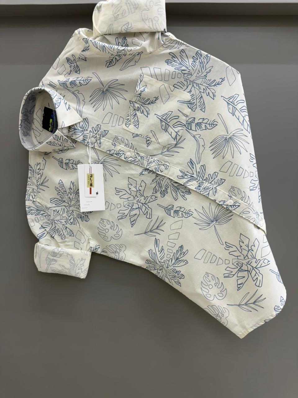 linen Printed shirt