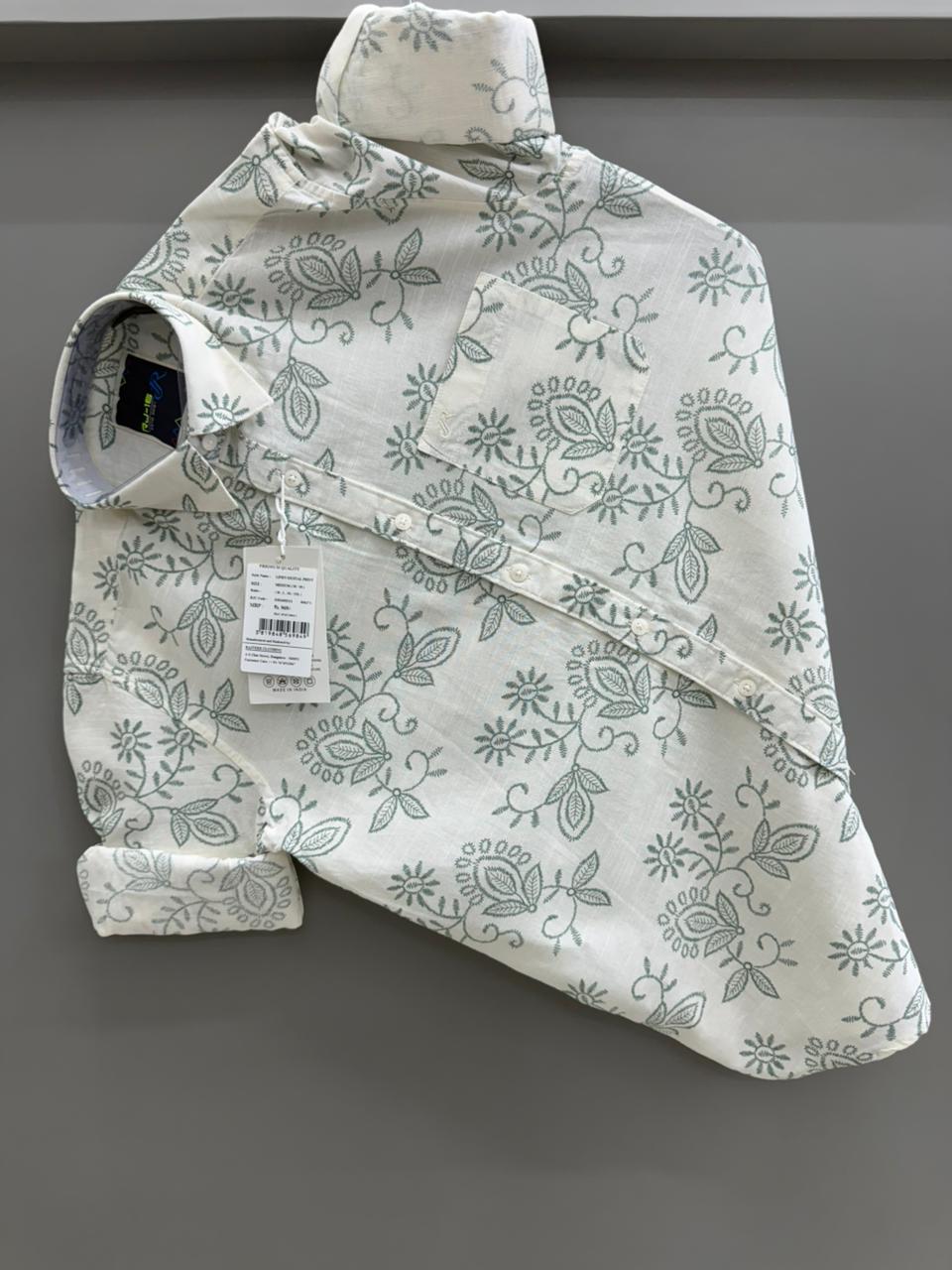 linen Printed shirt