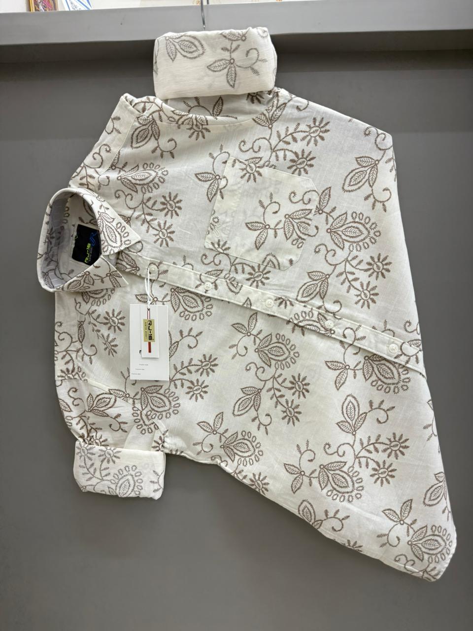 linen Printed shirt