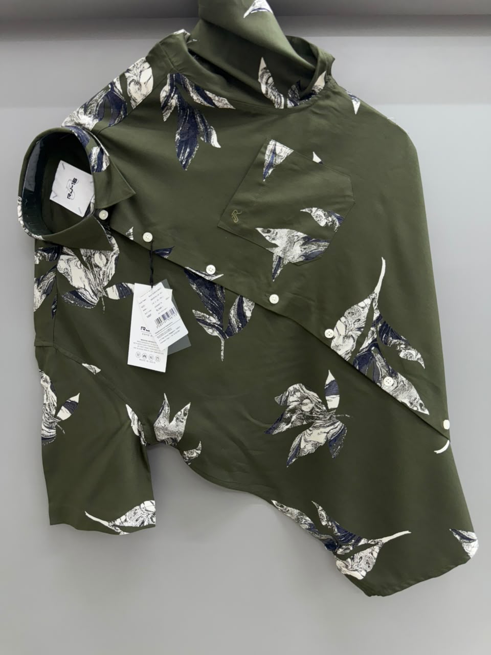 half sleeve printed shirt
