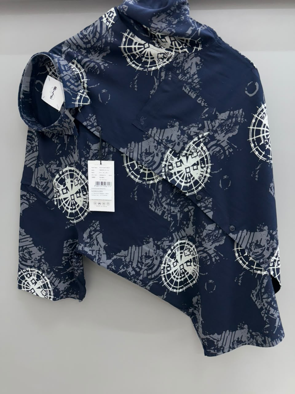 half sleeve printed shirt