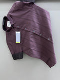 satin strip shirt