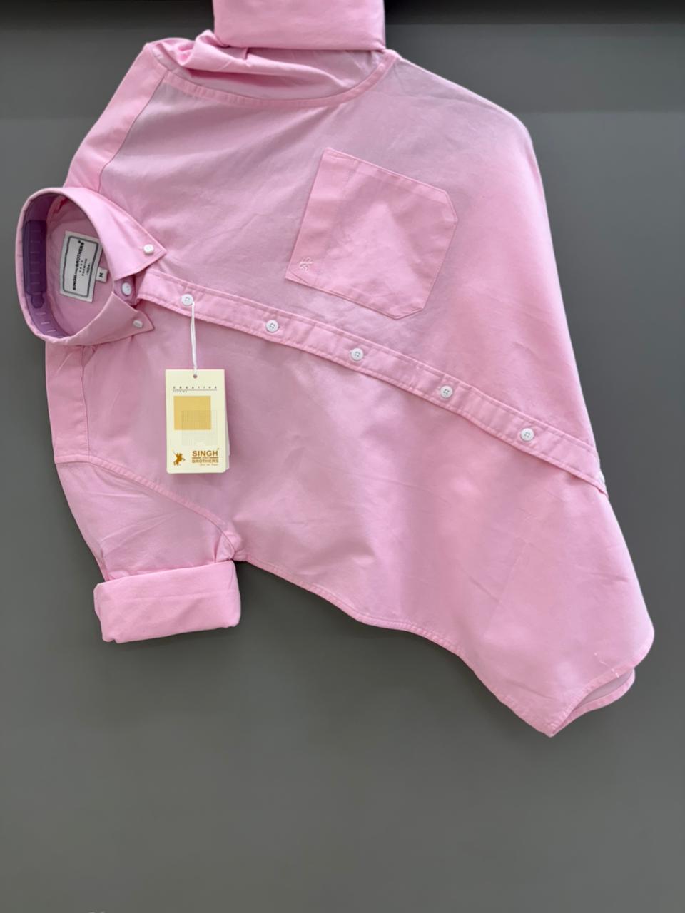 Cotton Oxford BD- pink