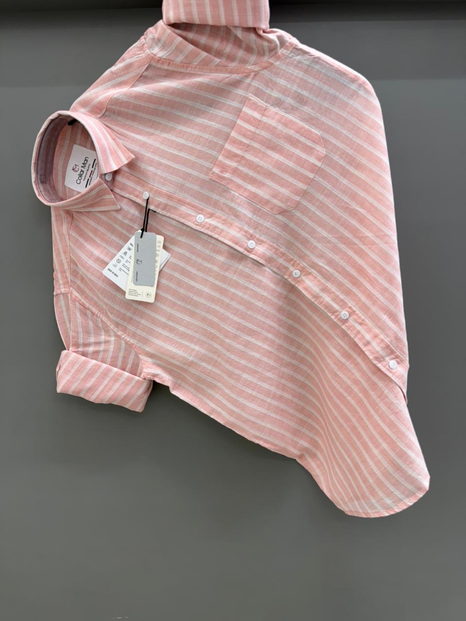 Linen Strip shirt