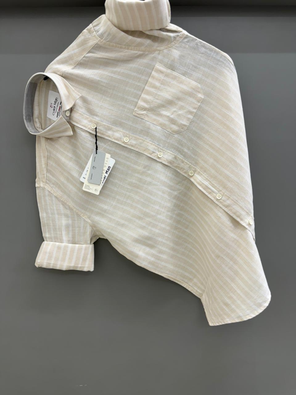 Linen Strip shirt