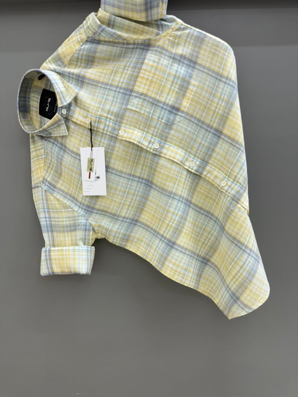 linen Checks Shirt